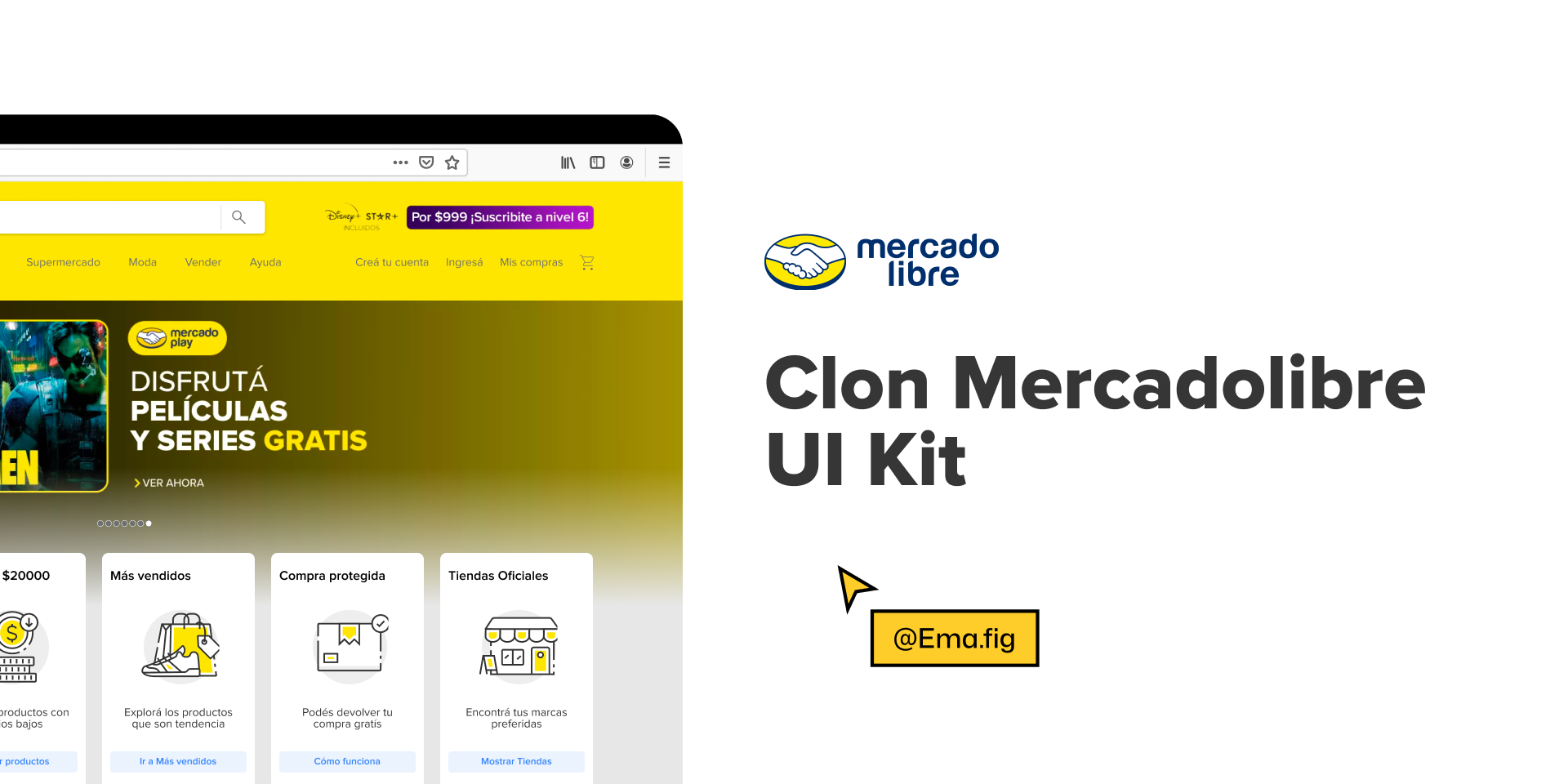 Mercadolibre clone preview